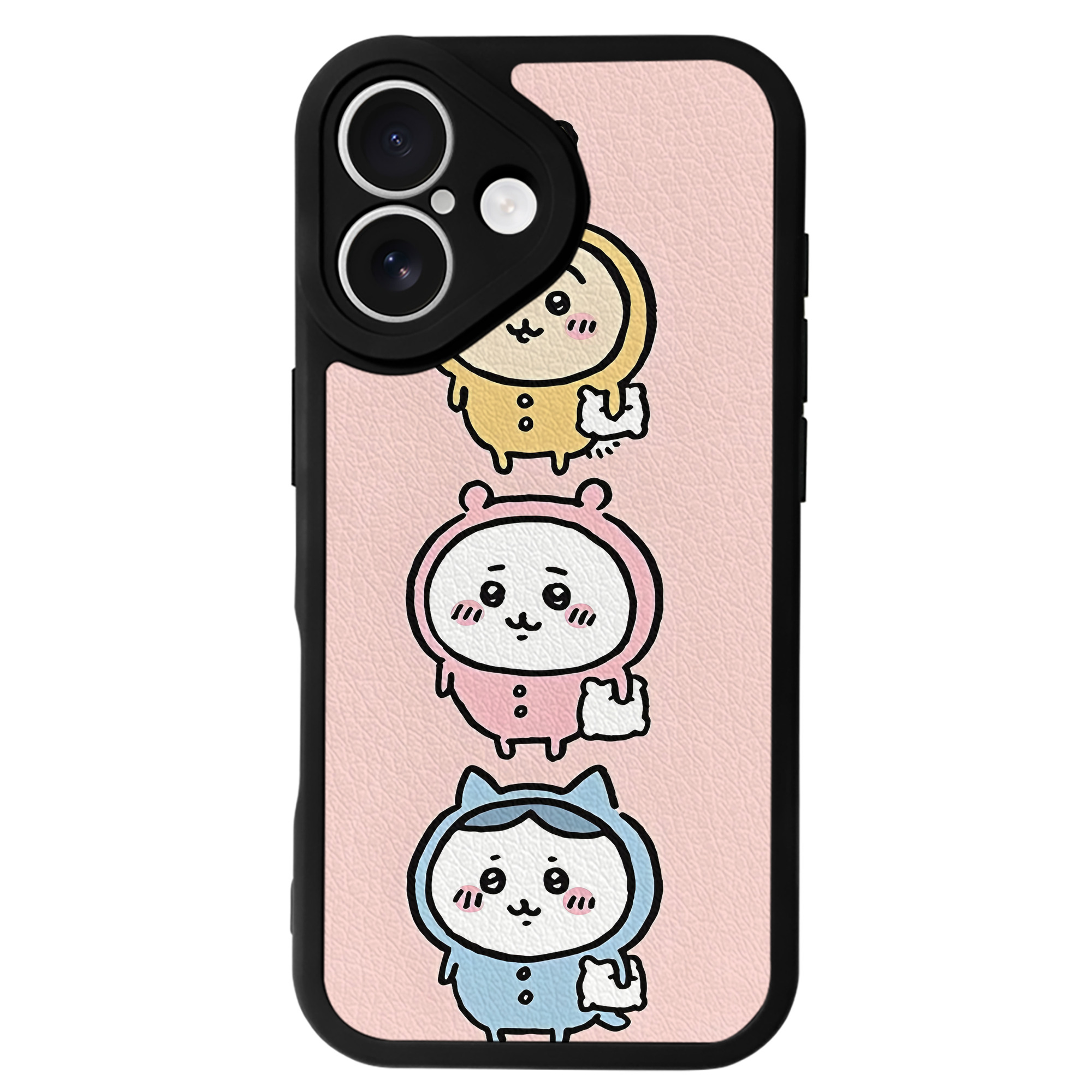 （画像用） ちいかわ Chii-kawa 【iPhone 16シリーズ対応】シリコンスマホケース（レザー調） 材質：シリコン